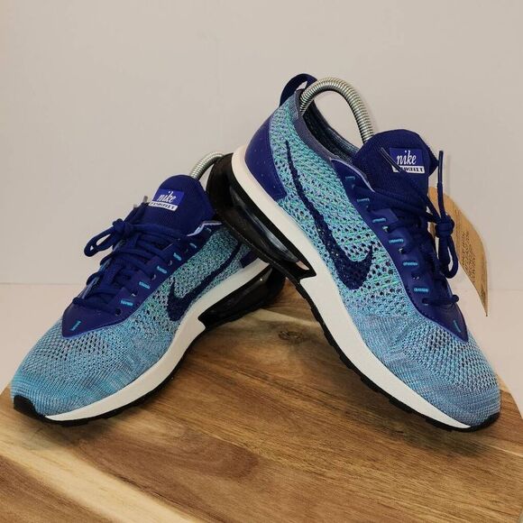 Nike Air Max Flyknit Racer Royal Blue Algae New With Tag Mens Size 6  FD2765-400 main image 8